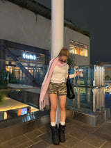 side logo sweat shorts