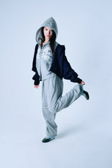 Lace twins logo sweat pants