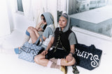 Dots Hooded tee