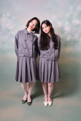 twins Uniform Pleated Skirt