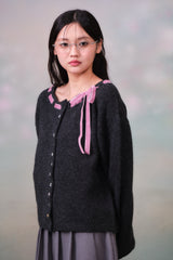 Ribbon Knit Cardigan