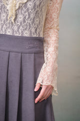 twins Uniform Pleated Skirt