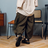 Wide balloon summer cargo pants【AZR-BL-0001-026】