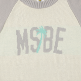 Msbe Logo Raglan Knit Pullover