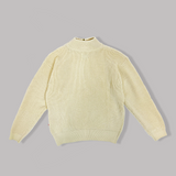 "N"로고 반 지퍼 니트