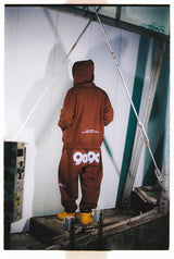 9090徽標拉鍊連帽衫