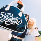 NOPE GIRL enamel bag