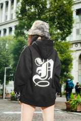 "N" Logo Hooded Sweat