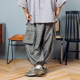 Wide balloon summer cargo pants【AZR-BL-0001-026】