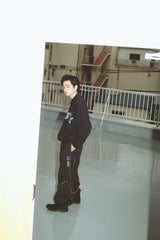 徽標徽標棉線教練夾克