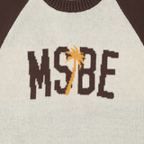 Msbe Logo Raglan Knit Pullover