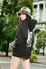 "N" Logo Hooded Sweat