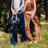 Butterfly Velor Flare pants