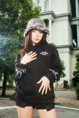 "N" Logo Hooded Sweat