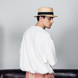 Wide loose waffle T-shirt 【AZR-BALLSY-22SS-AB】