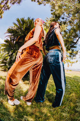 Butterfly Velor Flare pants