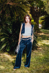 蝴蝶絲絨連帽衫