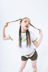 Nope girl Sporty ringer t-shirt