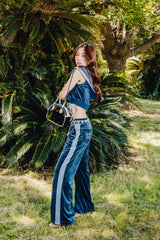 Butterfly Velor Flare pants