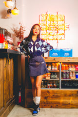 MSB Argyle針織開衫