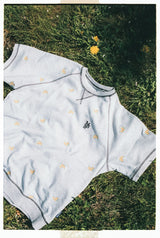 msb patch flower embroidery pattern short sleeve sweat