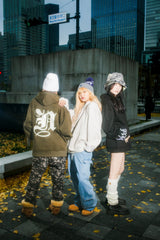 "N" Logo Hooded Sweat