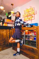 MSB Argyle針織開衫