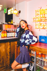 MSB Argyle針織開衫