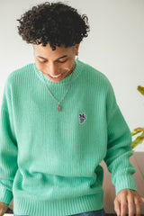 MSB補丁編織套頭衫