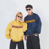 WudgeBoy logo nylon stadium jumper