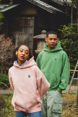 MSB logo embroidery hoodie spring color