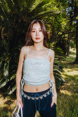 NOPE GIRL SIDE RIBBON TOPS