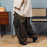 Wide balloon summer cargo pants【AZR-BL-0001-026】