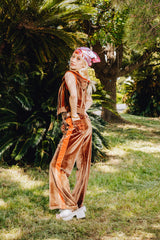 蝴蝶絲絨連帽衫