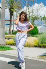 My Sugar Babe Club Front Button Crop Top