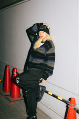 BORDER KNIT CARDIGAN