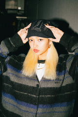 BORDER KNIT CARDIGAN