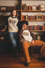 Msbe Logo Raglan Knit Pullover