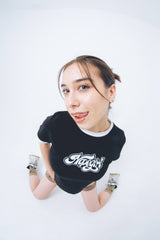 Nope girl Sporty ringer t-shirt