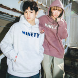 波浪徽標連帽衫