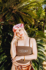 NOPE GIRL SIDE RIBBON TOPS