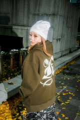 "N" Logo Hooded Sweat