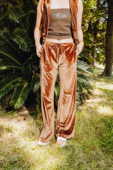 Butterfly Velor Flare pants