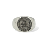 MSB circle logo motif ring
