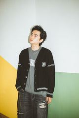 "N" Logo Stitch Cardigan