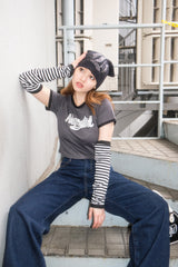 "NOPEGIRL" Signature Ringer T Shirt