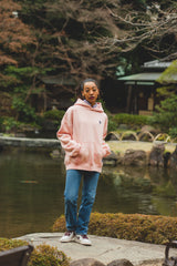 MSB logo embroidery hoodie spring color