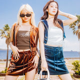 NOPE GIRL SIDE RIBBON TOPS