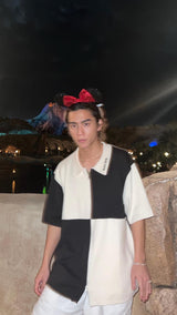 student apathy ZIP UP knit polo【AZR-SA-0001-019】