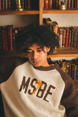 Msbe Logo Raglan Knit Pullover